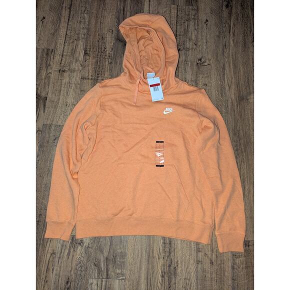 Nike Sportswear Club FleecePullover Hoodie Size Large Copper Moon - Picture 1 of 7